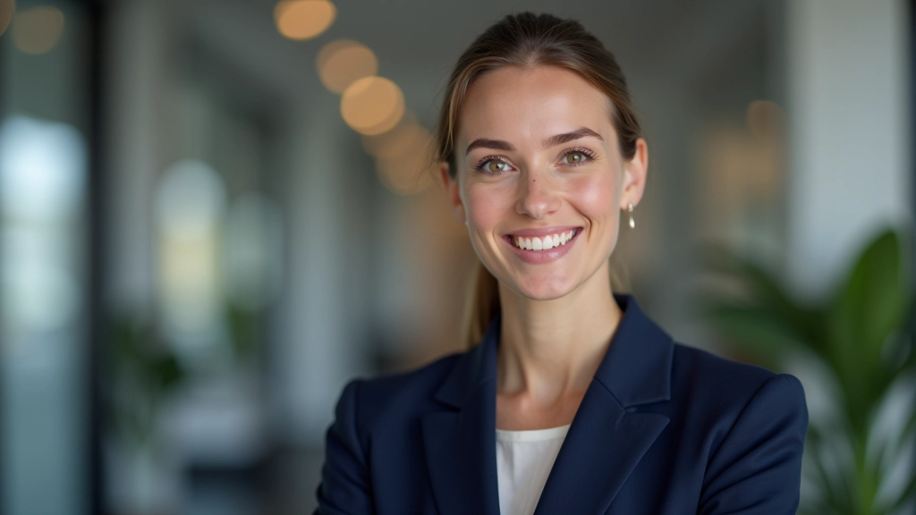 Geschäftsfrau führt professionelle Gespräche auf einer Netzwerkveranstaltung