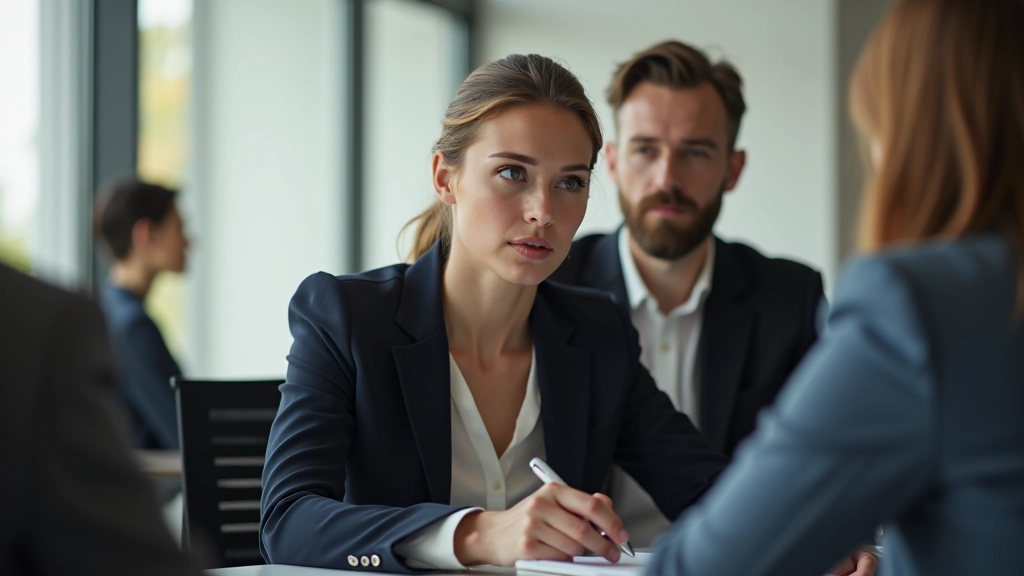 Person, die während eines Gesprächs aktiv zuhört und Notizen macht — Zeichen echter Aufmerksamkeit